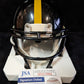MVP Authentics Pittsburgh Steelers Broderick Jones Autographed Speed Mini Helmet Jsa Coa 90 sports jersey framing , jersey framing