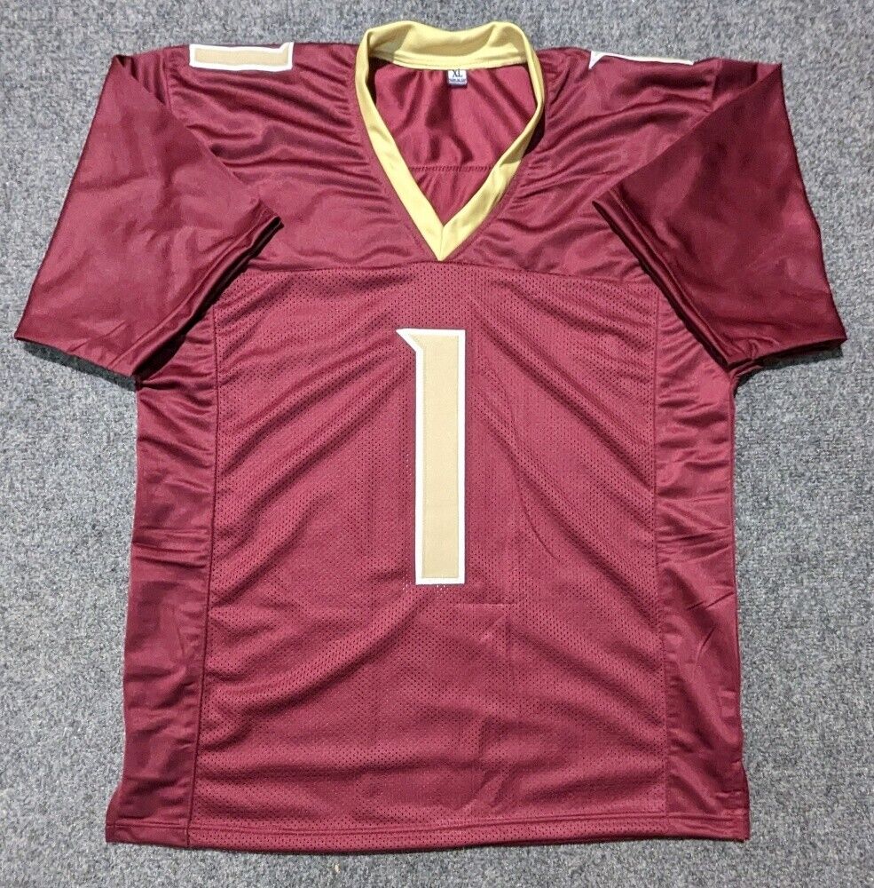 MVP Authentics Florida State Seminoles Winston Wright Jr Autographed Signed Jersey Jsa Coa 108 sports jersey framing , jersey framing