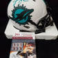 MVP Authentics Jason Taylor Autographed Signed Miami Dolphins Lunar Mini Helmet Jsa Coa 116.10 sports jersey framing , jersey framing
