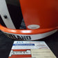 MVP Authentics Cleveland Browns Greg Newsome Ii Signed Full Size Speed Replica Helmet Jsa Coa 270 sports jersey framing , jersey framing
