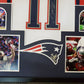 MVP Authentics Framed New England Patriots Julian Edelman Autographed Signed Jersey Bas Coa 675 sports jersey framing , jersey framing