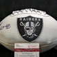 MVP Authentics Oakland Raiders Fred Biletnikoff Autographed Signed Logo Football Jsa Coa 157.50 sports jersey framing , jersey framing