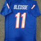 MVP Authentics New England Patriots Drew Bledsoe Autographed Signed Jersey Beckett Holo 161.10 sports jersey framing , jersey framing
