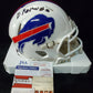 MVP Authentics Buffalo Bills Gregory Rousseau Signed In Black Speed Mini Helmet Jsa Coa 116.10 sports jersey framing , jersey framing