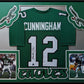MVP Authentics Framed Philadelphia Eagles Randall Cunningham Autographed Jersey Prova Coa 697.50 sports jersey framing , jersey framing