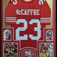 MVP Authentics Framed San Francisco 49Ers Christian Mccaffrey Signed Jersey Jsa Coa 719.10 sports jersey framing , jersey framing