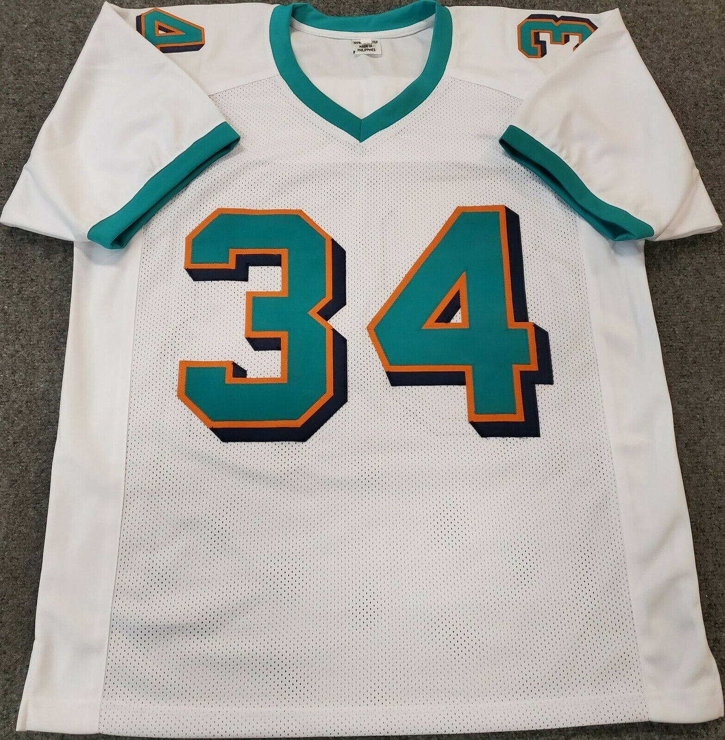 MVP Authentics Ricky Williams Autographed Signed Miami Dolphins Jersey Jsa  Coa 107.10 sports jersey framing , jersey framing