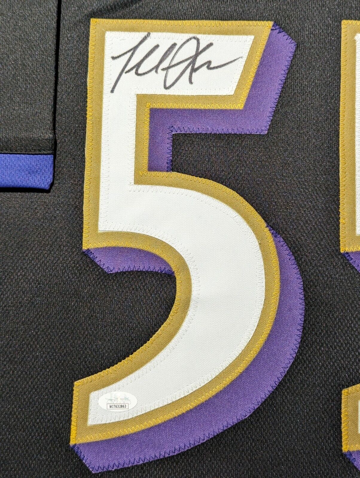 MVP Authentics Framed Baltimore Ravens Terrell Suggs Autographed Signed Jersey Bas Holo 450 sports jersey framing , jersey framing