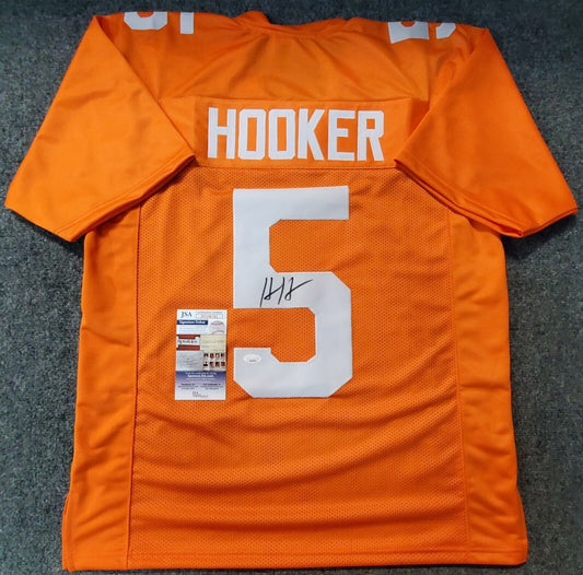 MVP Authentics Tennessee Volunteers Hendon Hooker Autographed Signed Orange Jersey Jsa Coa 216 sports jersey framing , jersey framing