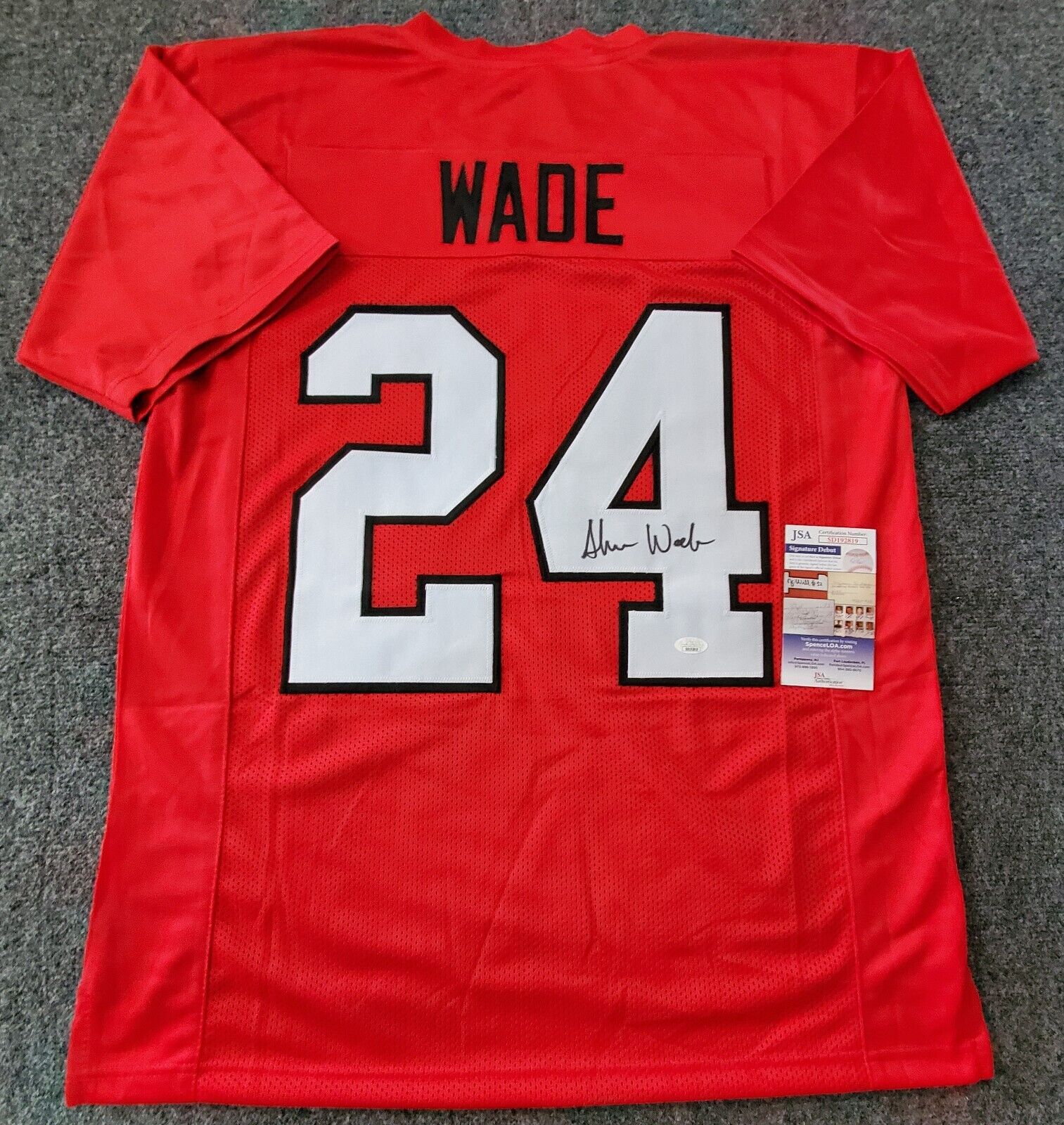 MVP Authentics Ohio State Buckeyes Shaun Wade Autographed Signed Jersey Jsa Signature Debut Coa 125.10 sports jersey framing , jersey framing