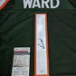 MVP Authentics Miami Hurricanes Cameron Ward Autographed Signed Jersey Jsa Coa 112.50 sports jersey framing , jersey framing