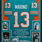 MVP Authentics Framed In Suede Miami Dolphins Dan Marino Autographed Signed Stat Jersey Jsa Coa 900 sports jersey framing , jersey framing