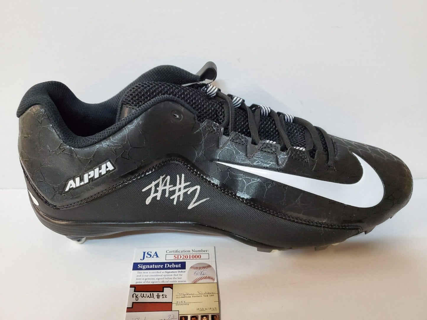 MVP Authentics Israel Izzy Abanikanda Autographed Signed Cleat 103.50 sports jersey framing , jersey framing