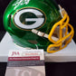MVP Authentics Green Bay Packers Amari Rodgers Autographed Signed Flash Mini Helmet Jsa Coa 117 sports jersey framing , jersey framing
