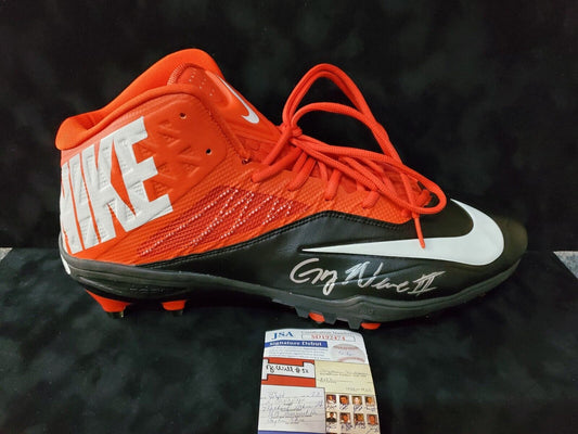 MVP Authentics Greg Newsome Ii Autographed Signed Cleat Jsa Coa 117 sports jersey framing , jersey framing