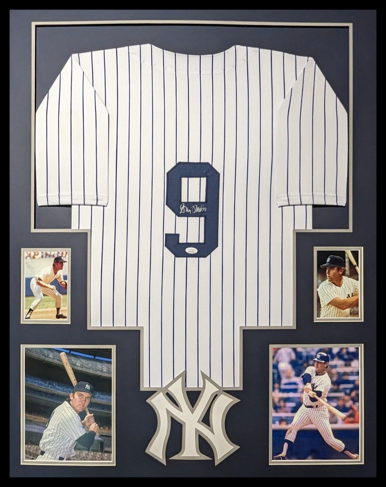 MVP Authentics Framed New York Yankees Graig Nettles Autographed Signed Jersey Jsa Coa 405 sports jersey framing , jersey framing