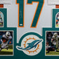 MVP Authentics Framed Miami Dolphins Jaylen Waddle Autographed Signed Jersey Jsa Coa 585 sports jersey framing , jersey framing
