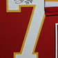 MVP Authentics Framed In Suede Kansas City Chiefs Travis Kelce Autographed Jersey Jsa Coa 1125 sports jersey framing , jersey framing