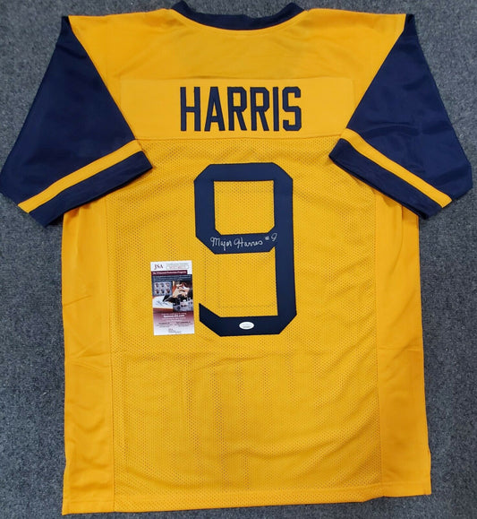 MVP Authentics West Virginia Mountaineers Major Harris Autographed Signed Jersey Jsa Coa 135 sports jersey framing , jersey framing