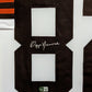 MVP Authentics Framed Cleveland Browns Ozzie Newsome Autographed Signed Jersey Beckett Holo 382.50 sports jersey framing , jersey framing