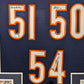 MVP Authentics Framed Chicago Bears 3X Signed Singletary Urlacher Butkus Jersey Dual Coa 1350 sports jersey framing , jersey framing