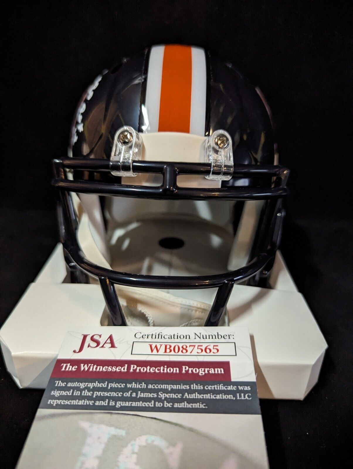 MVP Authentics Denver Broncos Rick Upchurch Autographed Inscribed Throwback Mini Helmet Jsa Coa 72 sports jersey framing , jersey framing