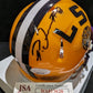 MVP Authentics Lsu Tigers Patrick Queen Autographed Speed Mini Helmet Jsa Coa 126 sports jersey framing , jersey framing
