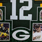 MVP Authentics Suede Framed Green Bay Packers Aaron Rodger Autographed Jersey Steiner Holo 2025 sports jersey framing , jersey framing