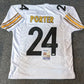 MVP Authentics Pittsburgh Steelers Joey Porter Jr Autographed Signed Jersey Jsa Coa 117 sports jersey framing , jersey framing