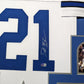 MVP Authentics Framed Dallas Cowboys Deion Sanders Autographed Signed Jersey Beckett Holo 540 sports jersey framing , jersey framing