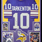 MVP Authentics Framed Minnesota Vikings Fran Tarkenton Autographed Signed Jersey Jsa Coa 810 sports jersey framing , jersey framing