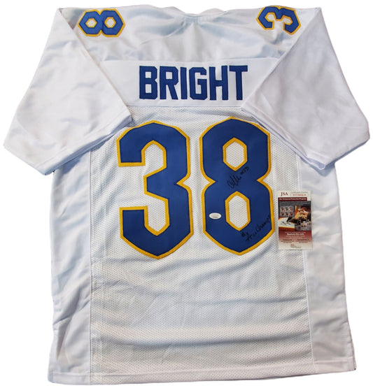 MVP Authentics Pitt Panthers Cam Bright Autographed Signed Inscribed Jersey Jsa Coa 45 sports jersey framing , jersey framing