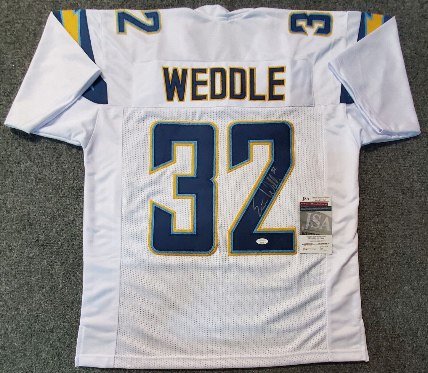 San Diego Chargers Eric Weddle Autographed Signed Jersey Jsa Coa – MVP  Authentics