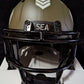 MVP Authentics Seattle Seahawks Devon Witherspoon Signed Salute To Service Mini Helmet Beckett 180 sports jersey framing , jersey framing