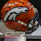 MVP Authentics Denver Broncos Rod Smith Autographed Inscribed Flash Mini Helmet Jsa Coa 135 sports jersey framing , jersey framing