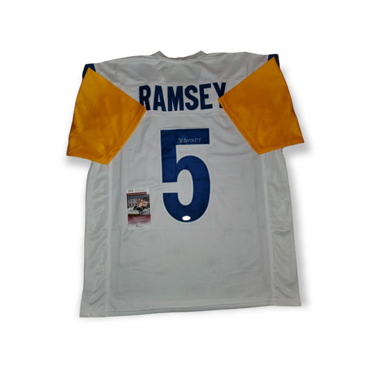MVP Authentics Los Angeles Rams Jalen Ramsey Autographed Signed Jersey Jsa Coa 216 sports jersey framing , jersey framing
