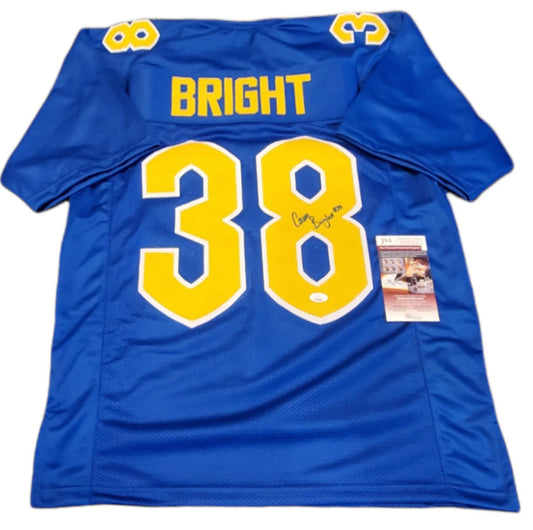 MVP Authentics Pitt Panthers Cam Bright Autographed Signed Jersey Jsa Coa 36 sports jersey framing , jersey framing