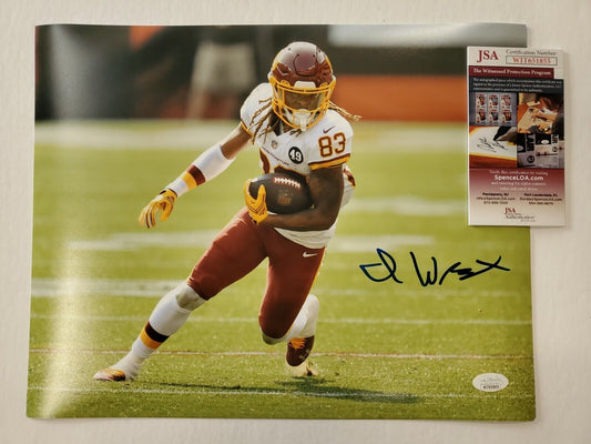 MVP Authentics Washington Football Team Isaiah Wright Autographed 11X14 Photo Jsa Coa 89.10 sports jersey framing , jersey framing