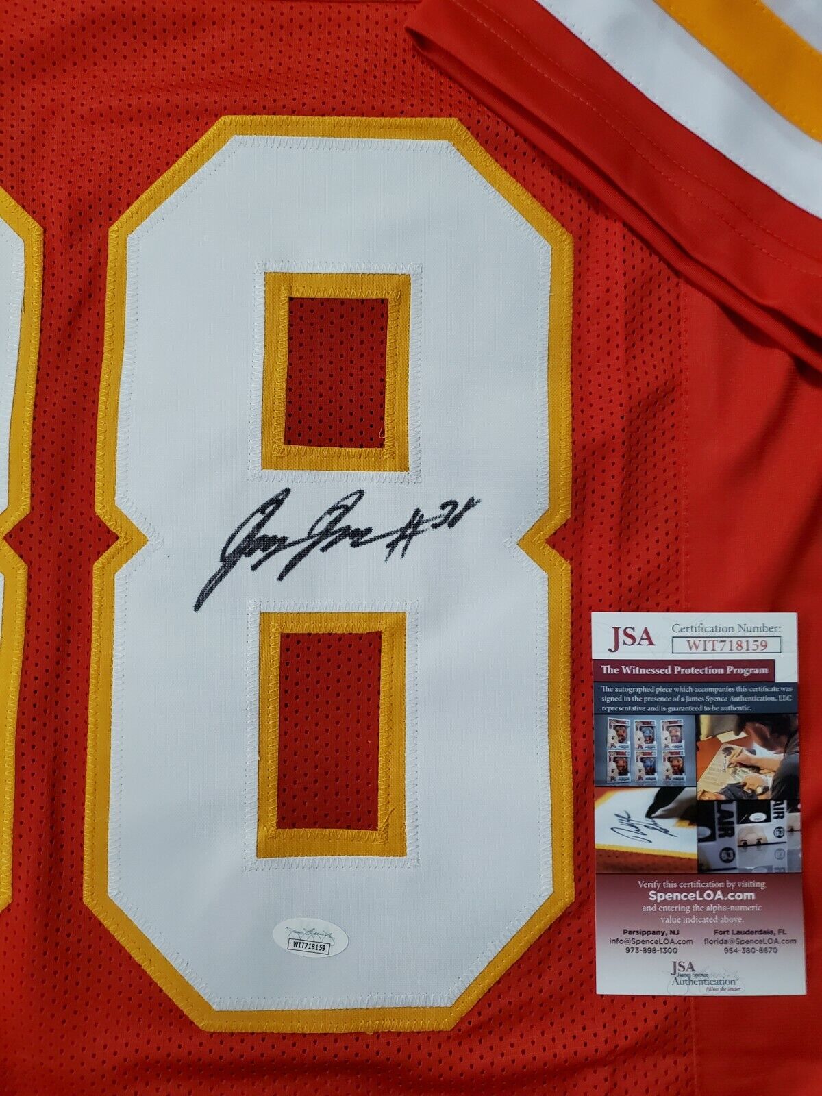 MVP Authentics Kansas City Chiefs L'jarius Sneed Autographed Signed Jersey Jsa Coa 135 sports jersey framing , jersey framing
