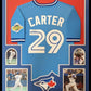 MVP Authentics Framed Toronto Blue Jays Joe Carter Autographed Signed Inscribed Jersey Jsa Coa 675 sports jersey framing , jersey framing