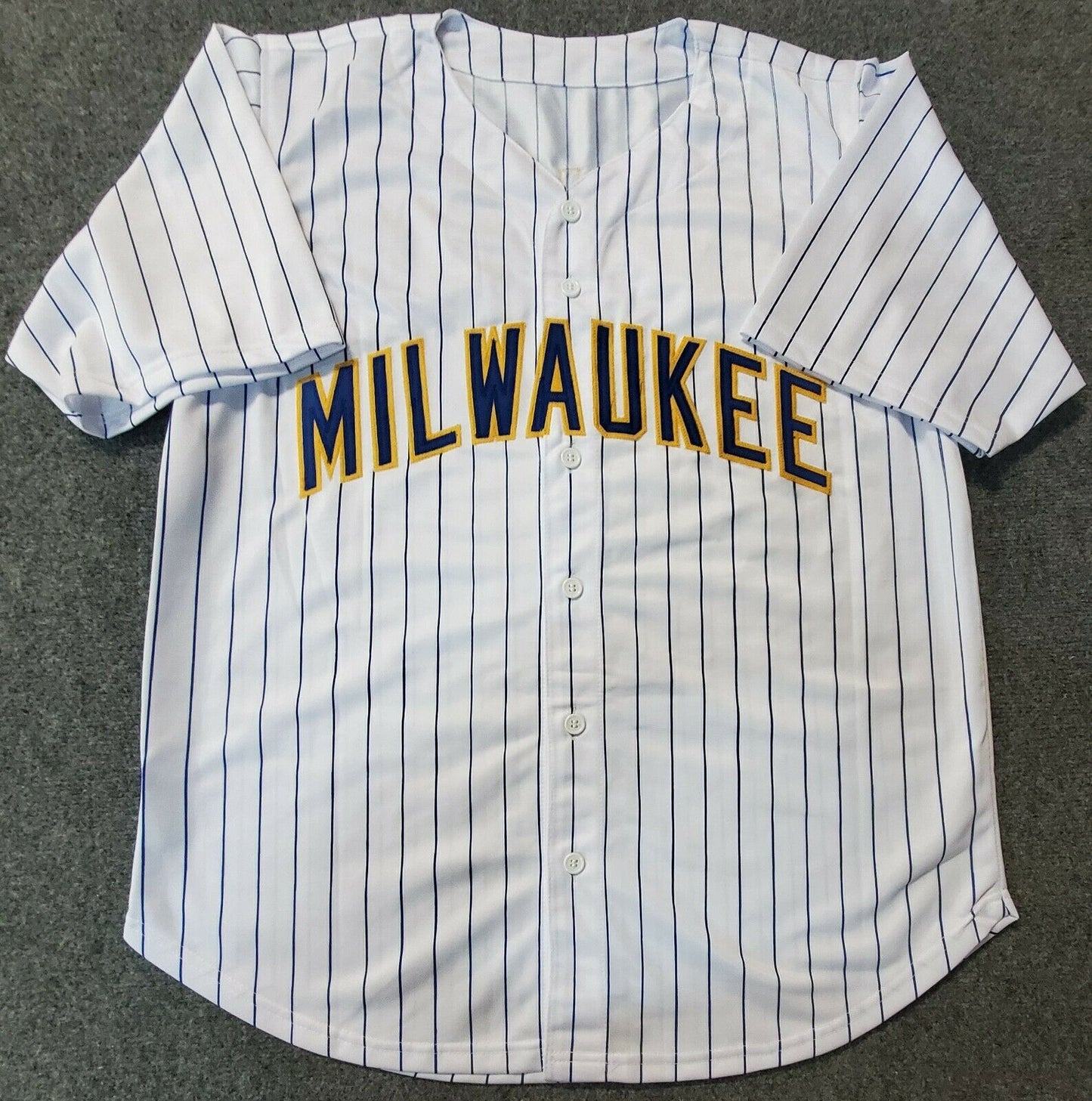 MVP Authentics Milwaukee Brewers Paul Molitor Autographed Signed Jersey Jsa Coa 157.50 sports jersey framing , jersey framing