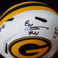 MVP Authentics Green Bay Packers Eric Stokes Signed Insc Full Size Lunar Replica Helmet Jsa 247.50 sports jersey framing , jersey framing