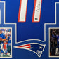 MVP Authentics Framed New England Patriots Drew Bledsoe Autographed Signed Jersey Beckett Holo 495 sports jersey framing , jersey framing