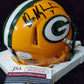 MVP Authentics Don Majkowski Autographed Green Bay Packers Speed Mini Helmet Jsa Coa 81 sports jersey framing , jersey framing