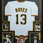 MVP Authentics Framed Pittsburgh Pirates Ke'bryan Hayes Autographed Signed Jersey Beckett Holo 360 sports jersey framing , jersey framing