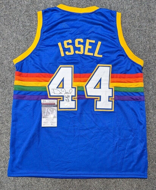 MVP Authentics Denver Nuggets Dan Issel Autographed Signed Inscribed Jersey Jsa Coa 144 sports jersey framing , jersey framing