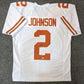 MVP Authentics Texas Longhorns Roschon Johnson Signed Autographed Jersey Beckett Holo 112.50 sports jersey framing , jersey framing