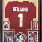 MVP Authentics Framed Florida State Seminoles Kelvin Benjamin Autographed Signed Jersey Jsa Coa 405 sports jersey framing , jersey framing