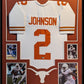 MVP Authentics Framed Texas Longhorns Roschon Johnson Autograph Signed Jersey Beckett Holo 495 sports jersey framing , jersey framing