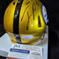 MVP Authentics Pittsburgh Steelers Joey Porter Jr Autographed Flash Mini Helmet Jsa Coa 135 sports jersey framing , jersey framing